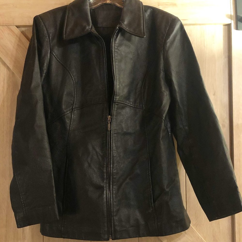 Jacqueline Ferrar leather coat